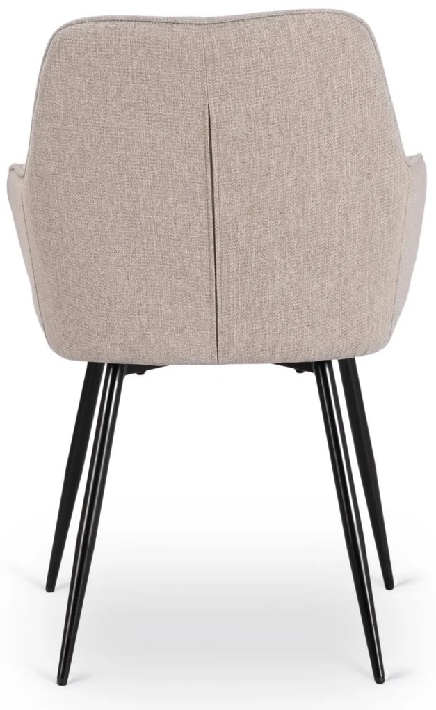 PROXIMA.store - Čalúnená jedálenska stolička MALAGA FARBA: sivá