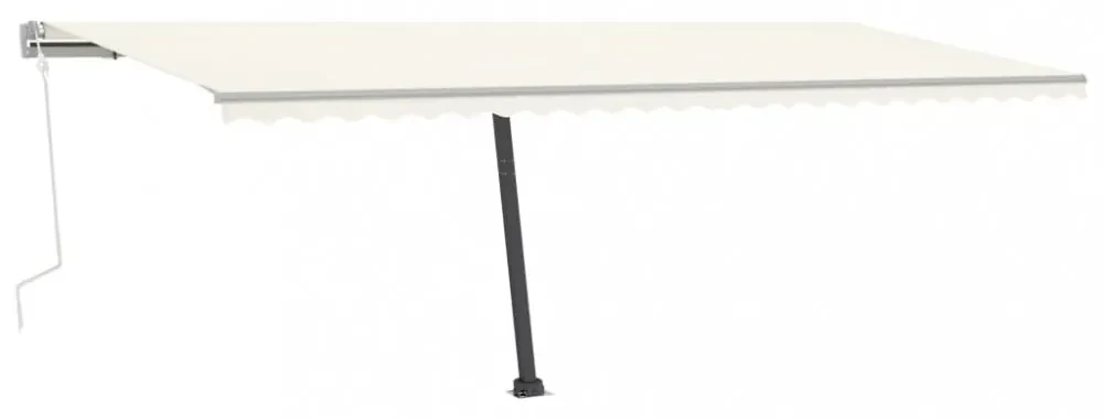 Voľne stojaca ručne zaťahovacia markíza 500x300 cm Dekorhome