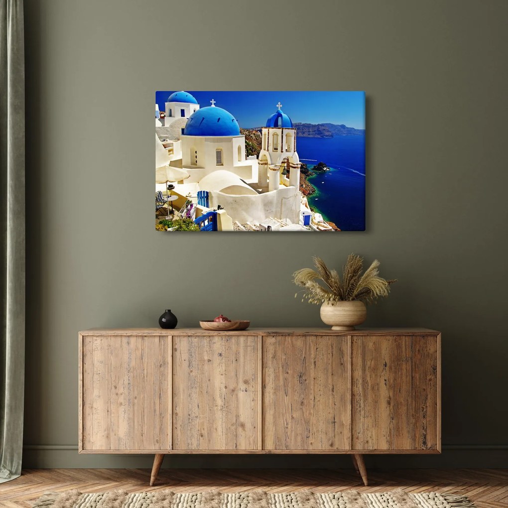 Obraz - Santorini, Grécko (90x60 cm)