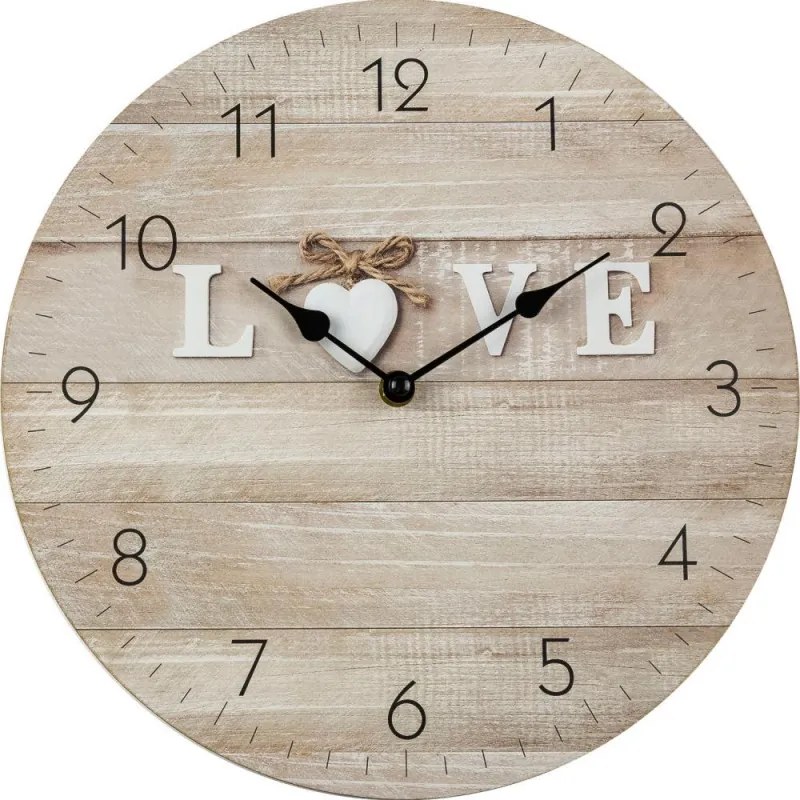 Nástenné hodiny Love, Fal3013, 30cm