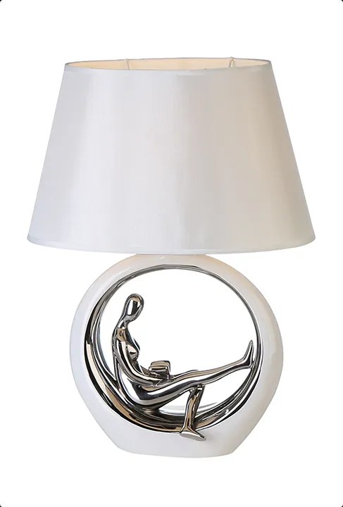 Bighome - Stolná lampa CERA - biela