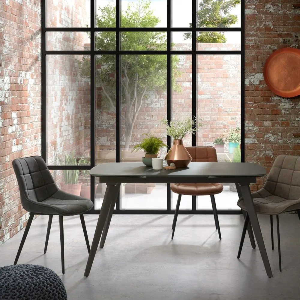 Béžovosivá jedálenská stolička Kave Home Adah