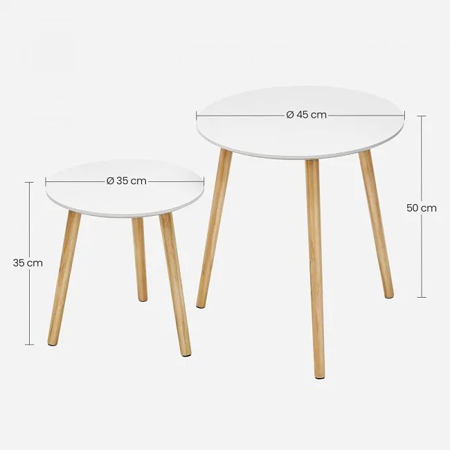 Set kávových stolíkov LET07WN