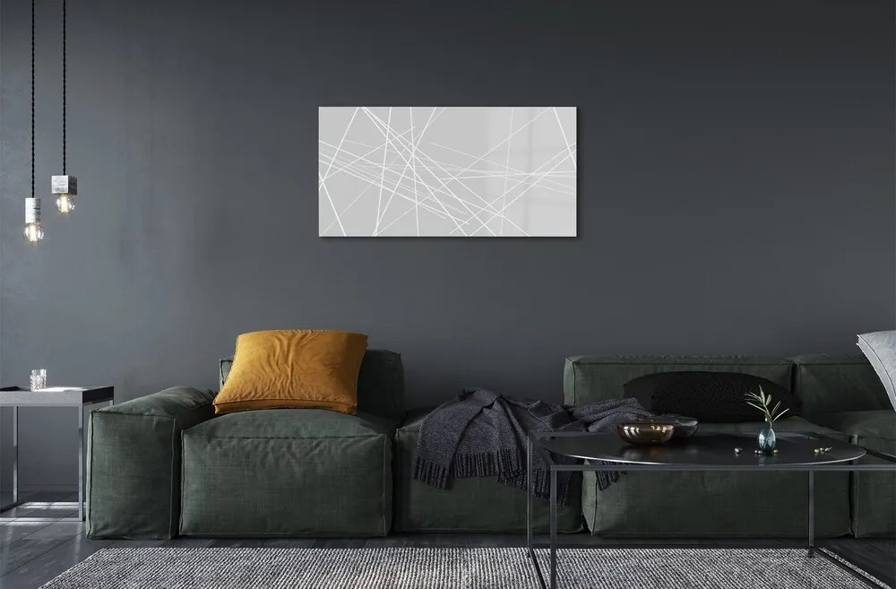 Sklenený obraz rozptýlené čiary 140x70 cm