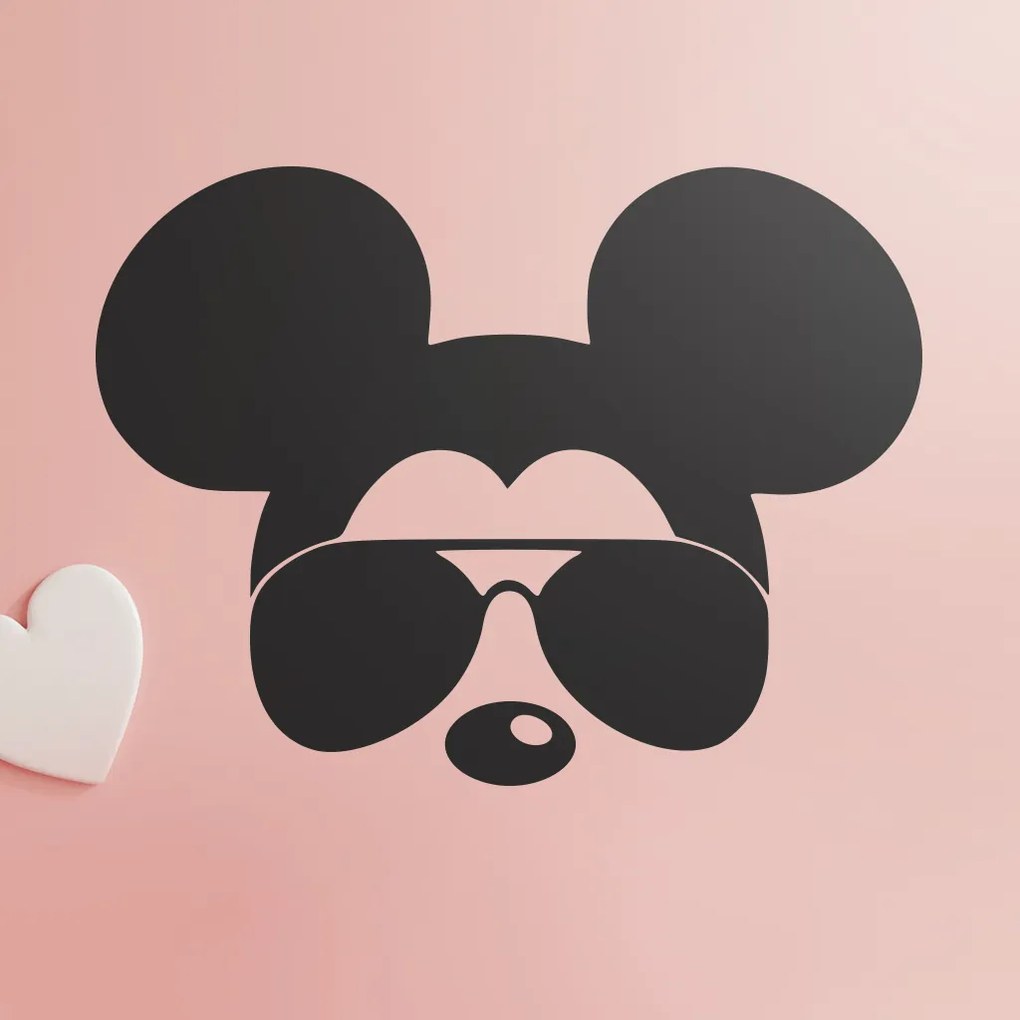 Veselá Stena Samolepka Maska Mickey