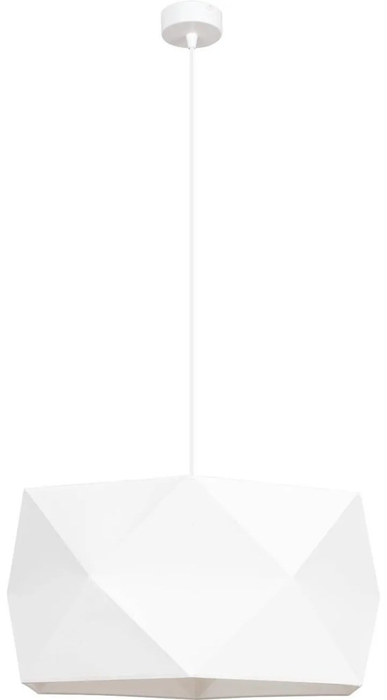 Závesné svietidlo Diamond, 1x textilné tienidlo (výber zo 4 farieb), (výber z 3 farieb konštrukcie)