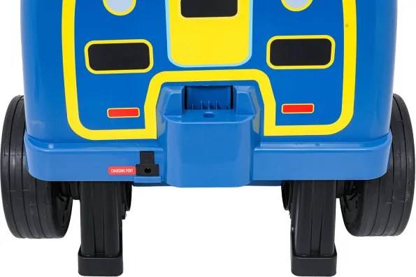Elektrické autíčko rušeň modré