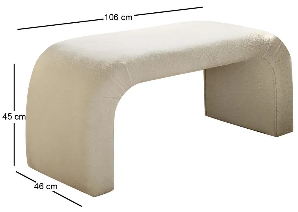 Lavička Nu Bench White