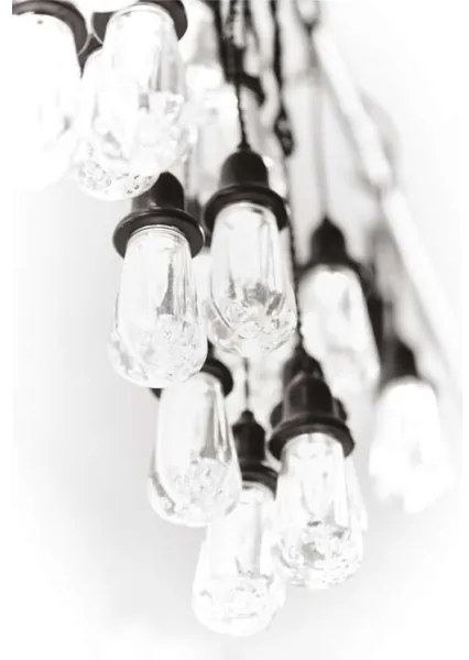 LED Vonkajšia dekoračná reťaz 16xLED 8,6m IP44 studená biela