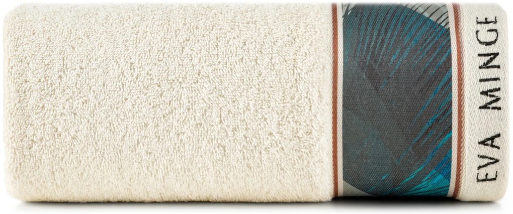 BAVLNENÝ UTERÁK EVA MINGE3 SADA 3KS 70X140 CM KRÉMOVÁ