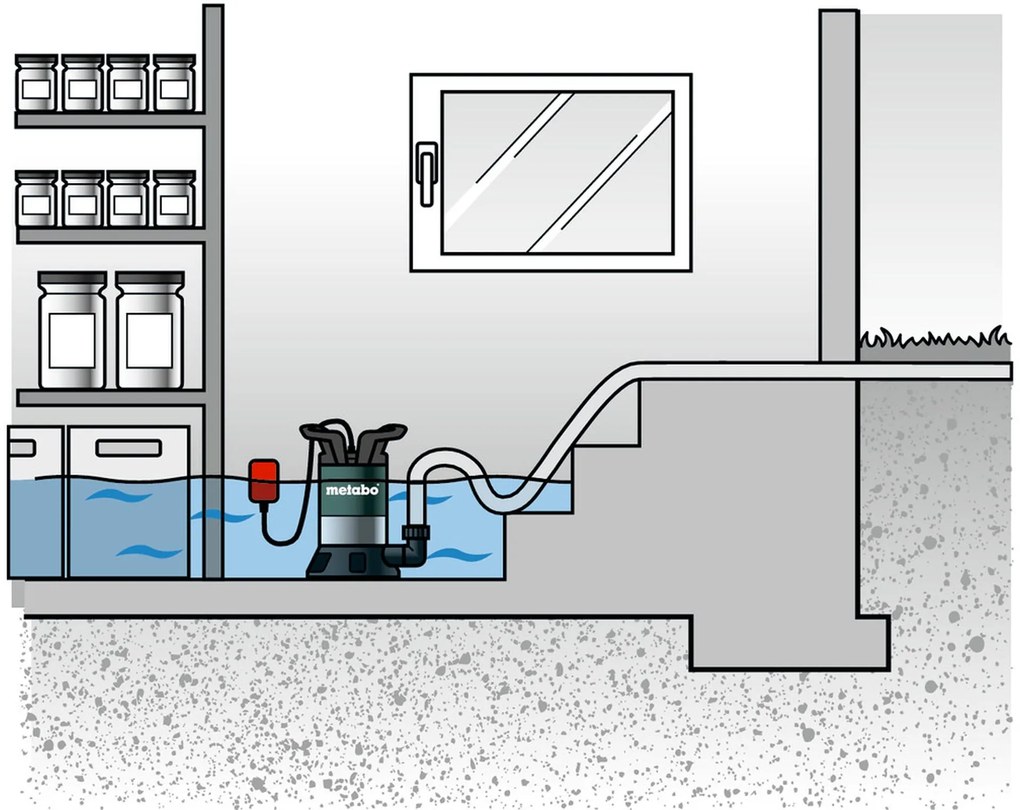 Metabo TDP 7501 S Ponorné čerpadlo (7500l/h/1000W) 0250750100