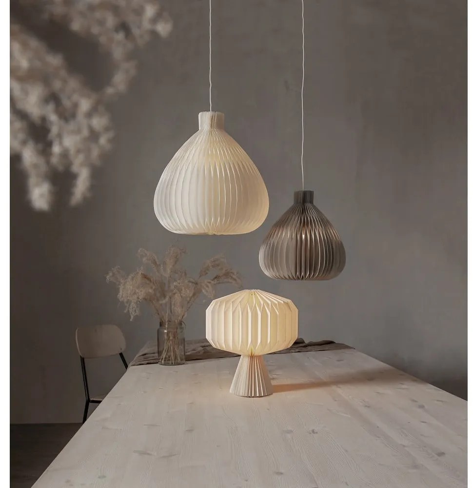 Krémovobiele tienidlo ø 38 cm Honeycomb – Star Trading