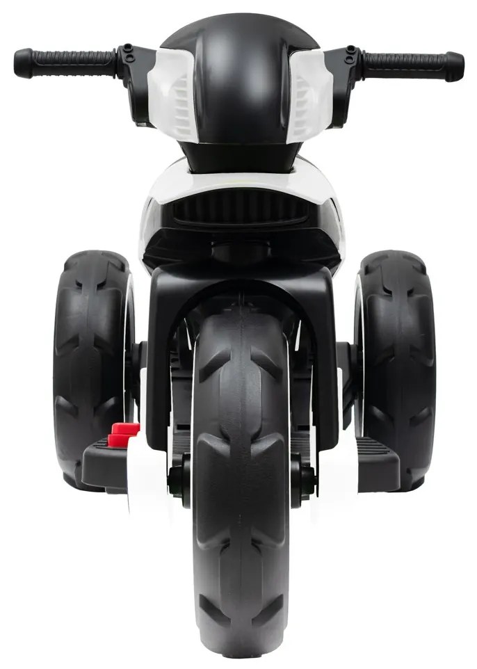 Detská elektrická motorka Baby Mix POLICE biela