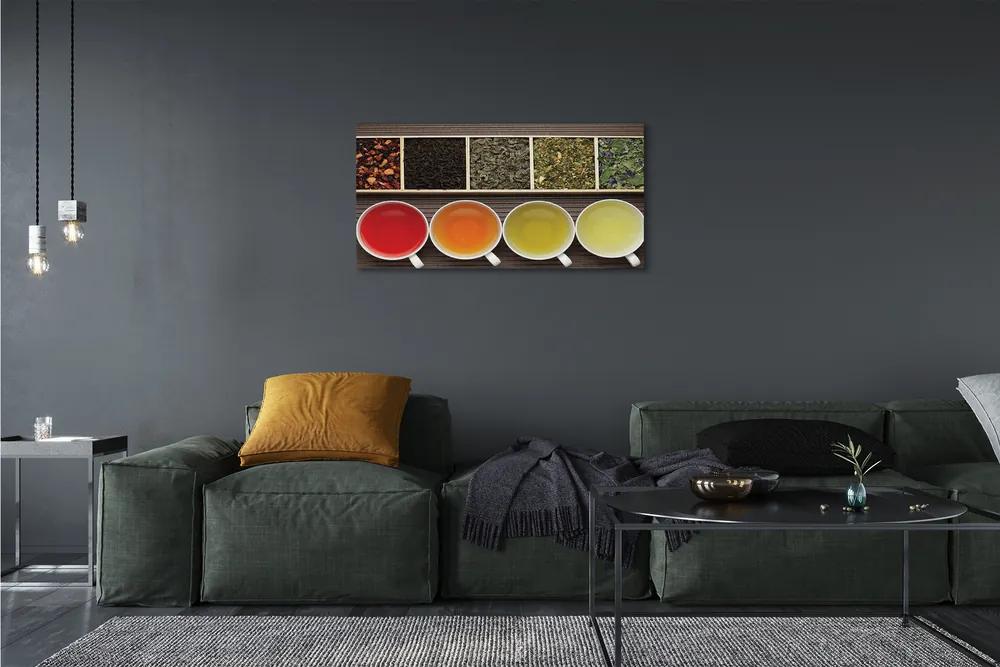 Obraz canvas čaju byliny 140x70 cm