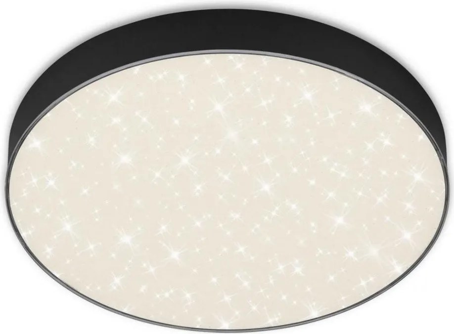 Briloner 7074-415 - LED Stropné svietidlo STAR SKY LED/21W/230V pr. 28 cm čierna
