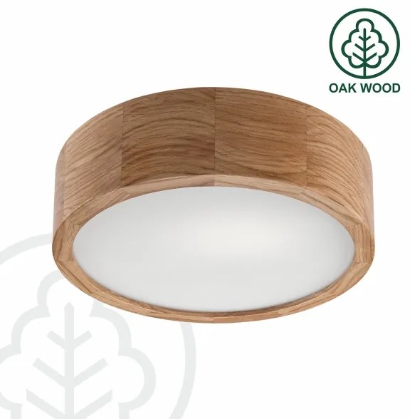 Brilagi - LED Stropné svietidlo CARVALHO 1xE27/60W/230V dub pr. 27,5 cm