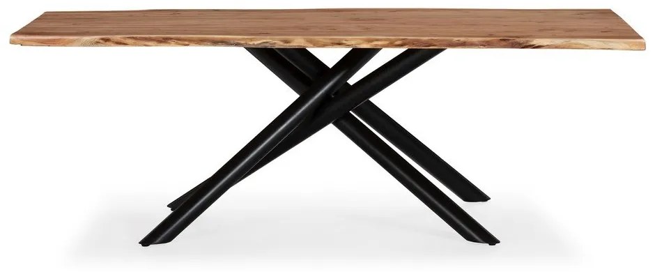 Jedálenský stôl z masívu akácie 100x220 cm Anuri – MOME