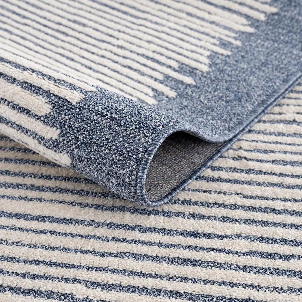 Dekorstudio Moderný koberec ART 2231 modrý Rozmer koberca: 140x200cm