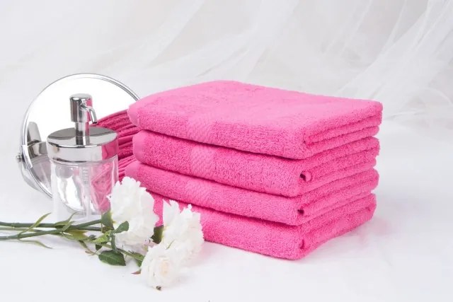 XPOSE ® Froté ručník VERONA 3ks - karmínová 30x50 cm