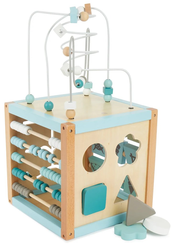 Bieco - Motorická kocka s labyrintom XXL - lesné zvieratká