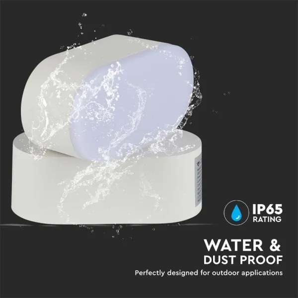 LED Vonkajšia flexibilná nástenné svietidlo LED/5W/230V 3000K IP65 biela