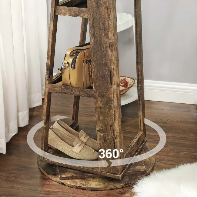 Otočná šperkovnica so zrkadlom JJC062K01