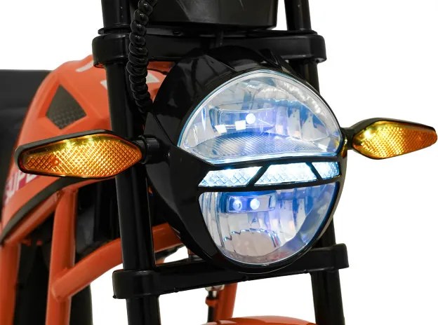Elektrická motorka SUPERMOTO oranžová