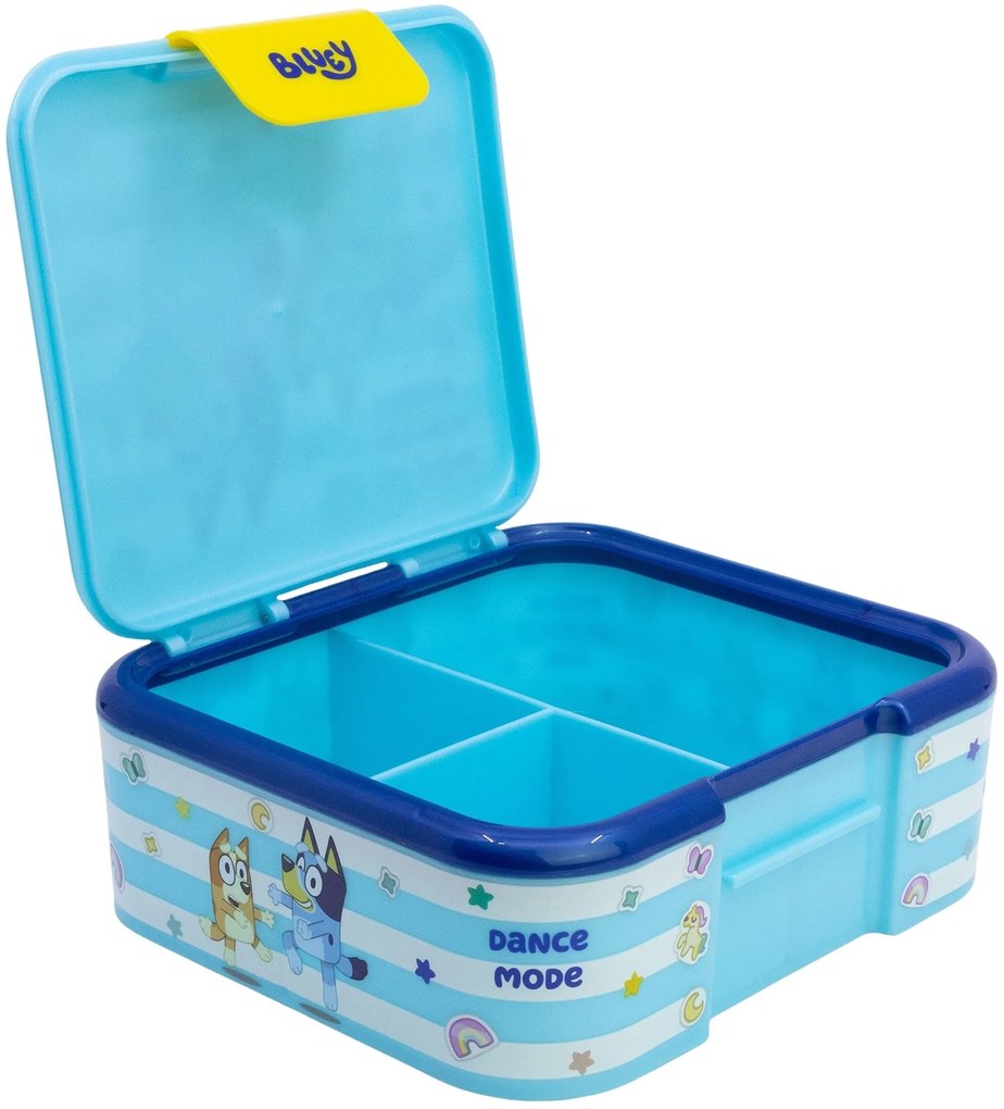 Robustný multibox na desiatu Bluey s 3 priehradkami