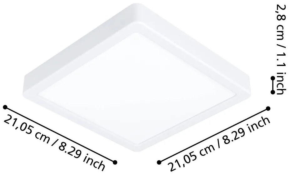 LED smart stropné svietidlo 16,5 W FUEVA-Z – EGLO