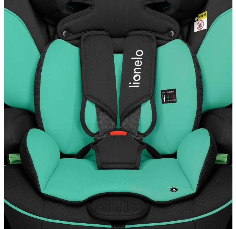 Autosedačka Lionelo Levi I-Size 76 - 150 cm Farba: Green Emerald