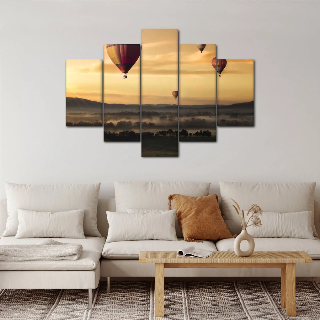 Obraz - lietajúce balóny (150x105 cm)