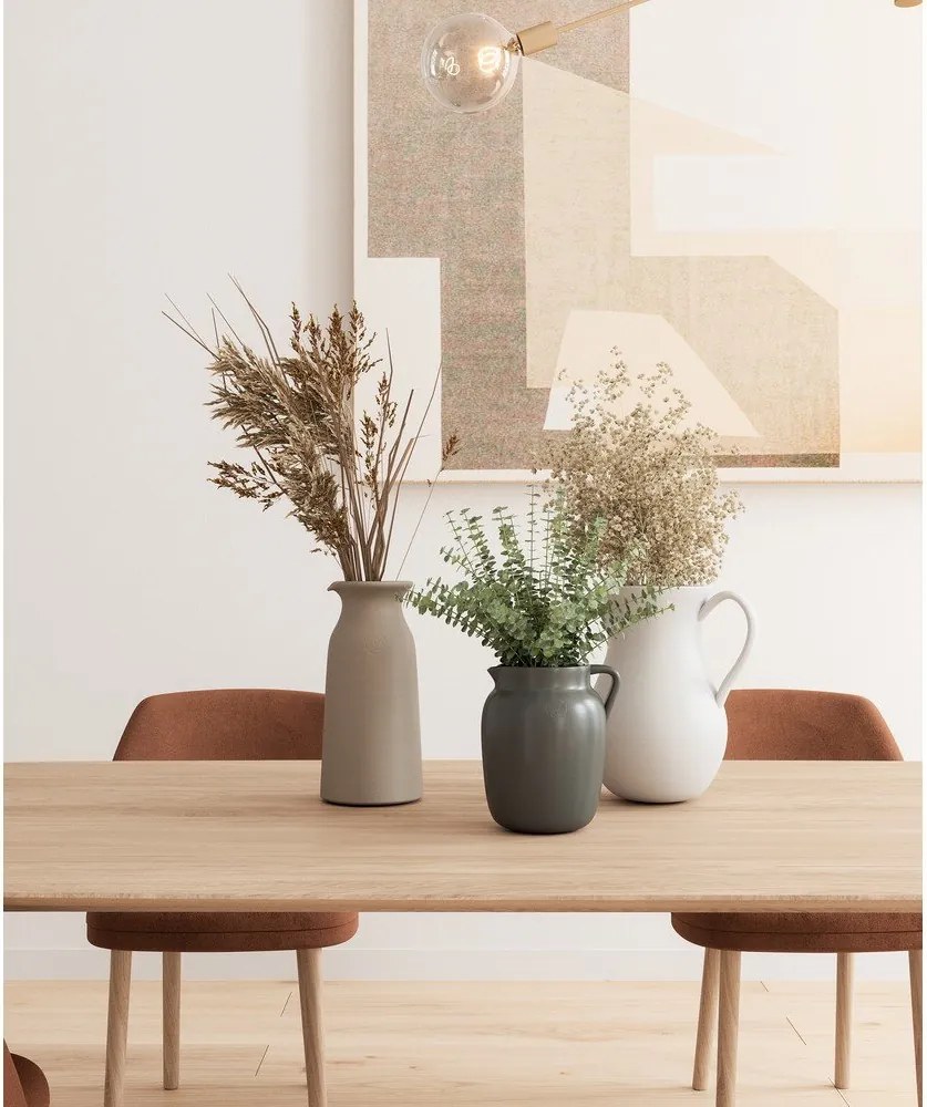 Biela keramická ručne vyrobená váza (výška 30 cm) Harmonia – Artevasi