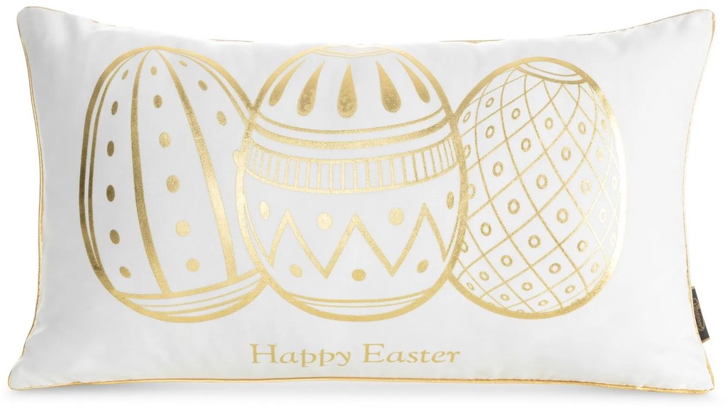 VEĽKONOČNÁ DEKORAČNÁ OBLIEČKA NA VANKÚŠ EASTER49 30X50 CM VZOROVANÁ