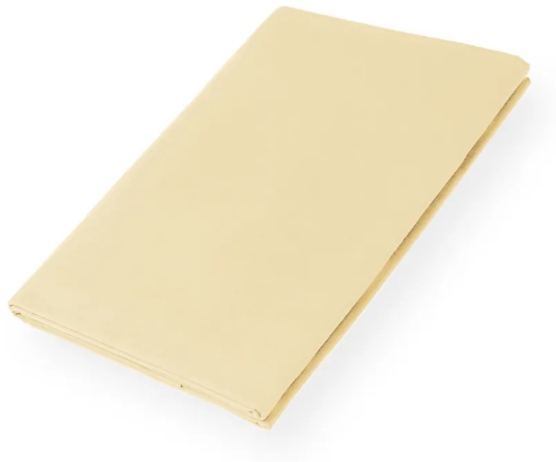 Biante Bavlnené prestieradlo/plachta Torino TON-004 Pastelovo žlté 140 x 260 cm