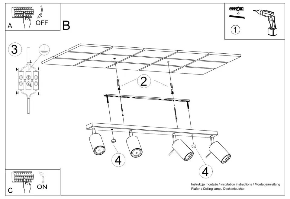 Zelené bodové svietidlo 6x81 cm Etna – Sollux