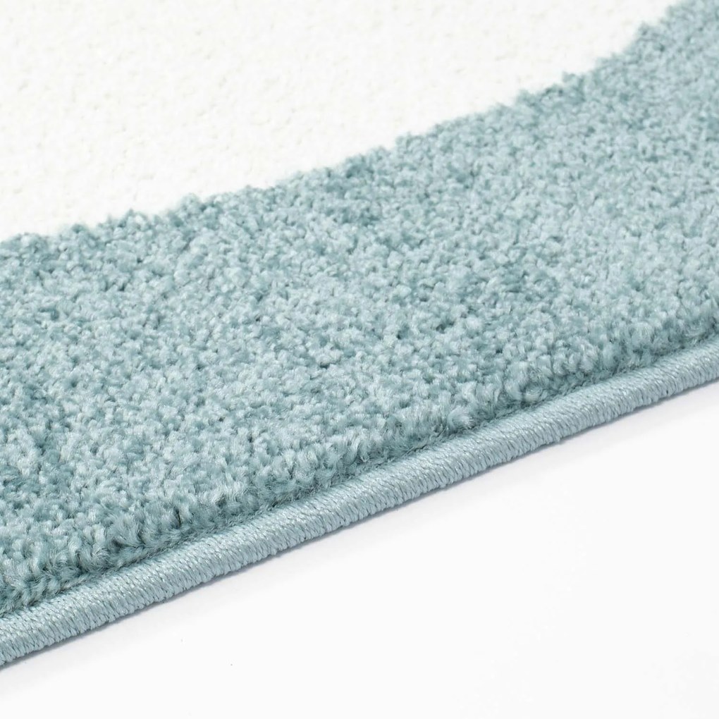 Dekorstudio Moderný koberec BUBBLE - Modrý Obláčik Rozmer koberca: 160x225cm