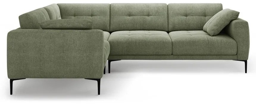 Zelená rohová pohovka (ľavý roh/do L) Bemy – Micadoni