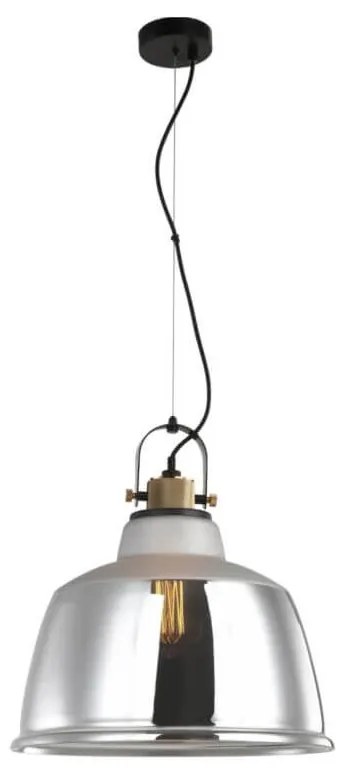 Klausen 111019 - Luster na lanku ASGARD 1xE27/11W/230V strieborná