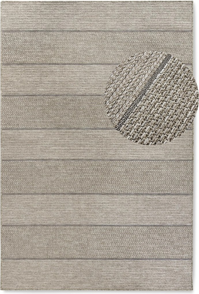 Kusový koberec Villeroy & Boch 106077 Brown – na von aj na doma, 190x290, hnedá, chodba / predsieň, Villeroy & Boch