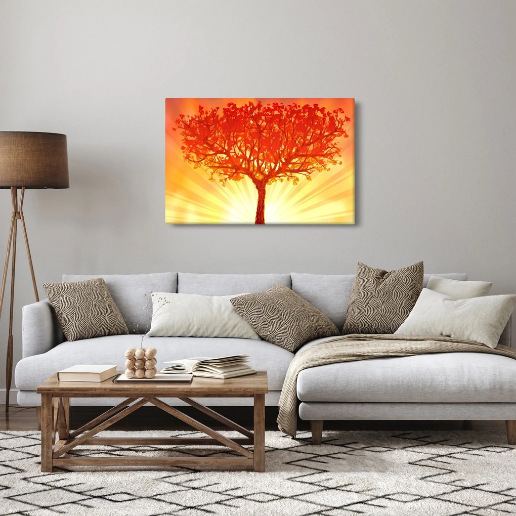 Obraz - Strom v žiari slnka (90x60 cm)