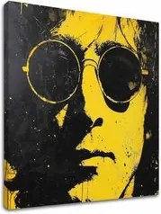 Obraz John Lennon - Žltý odraz reality | 100% originál domaľovaný akrylom