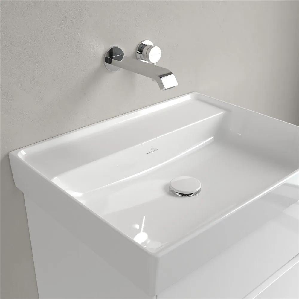 VILLEROY &amp; BOCH Collaro závesné umývadlo bez otvoru, bez prepadu, 600 x 470 mm, biela alpská, 4A336301