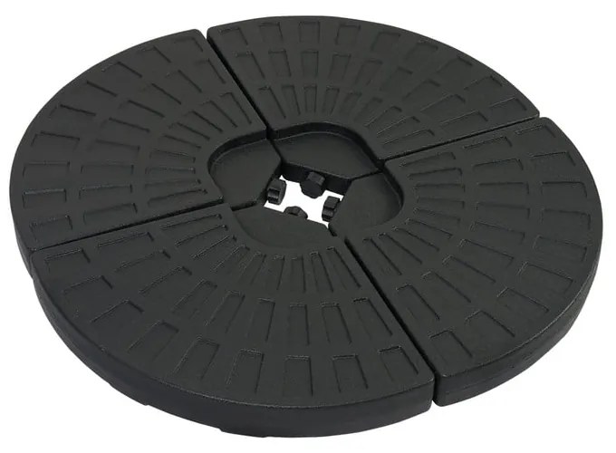 Čierny podstavec na slnečník Bonami Essentials, ø 100 cm