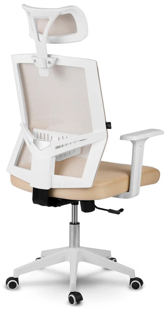 Kancelárska stolička z mikrosieťoviny Sofotel Rotar 240102- béžová
