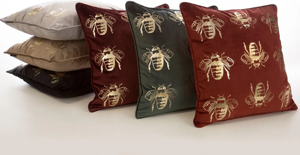 DEKORAČNÁ OBLIEČKA NA VANKÚŠ BLINK15 45X45 CM PÚDROVÁ