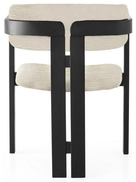 Jedálenská stolička C Light Grey and Black