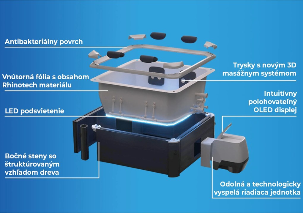 Mspa | Vírivý bazén MSPA Oslo Plus F-OS063WP | 11406451