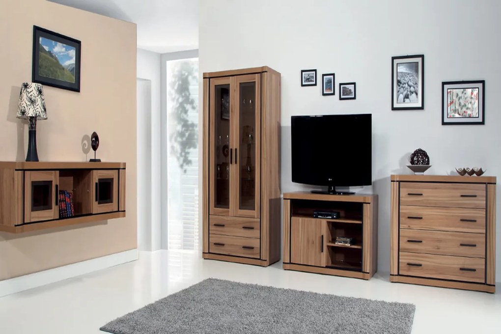 OXFORD D13 pracovný stôl, dub Truffel