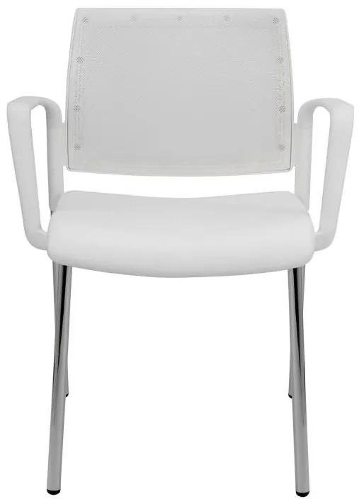 ALBA -  ALBA Konferenčná rokovacia stolička KENT PROKUR SIEŤ black &amp; white CURA, SILVERTEX