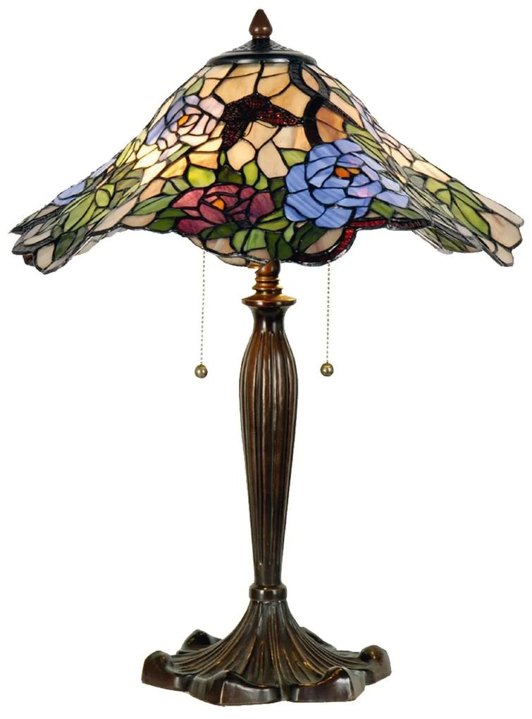 Stolová lampa Tiffany - Ø 46 * 60 cm 2x E27